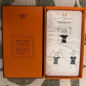 🧡 Hermès “Cartes à Nouer” Knotting Cards – Complete 21 Card Very Rare Unopened 🧡